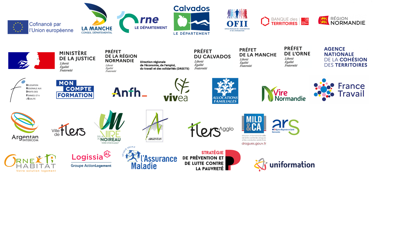 Logo financeurs 2025